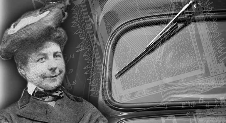 Mary Anderson and windshield